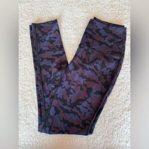 Splits59 Camo Leggings Mesh Panel High Rise Size M
